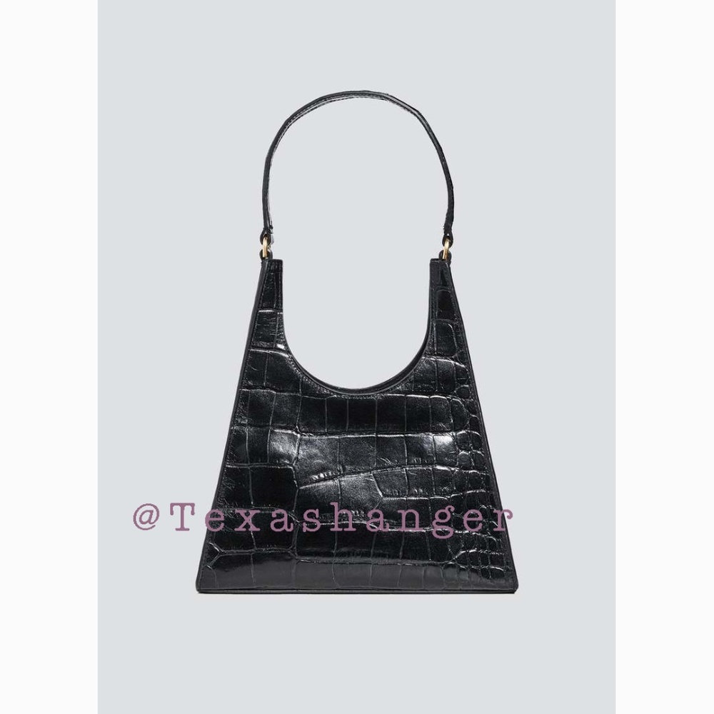 NWT STAUD Rey Shoulder Bag Black - Picture 8 of 15